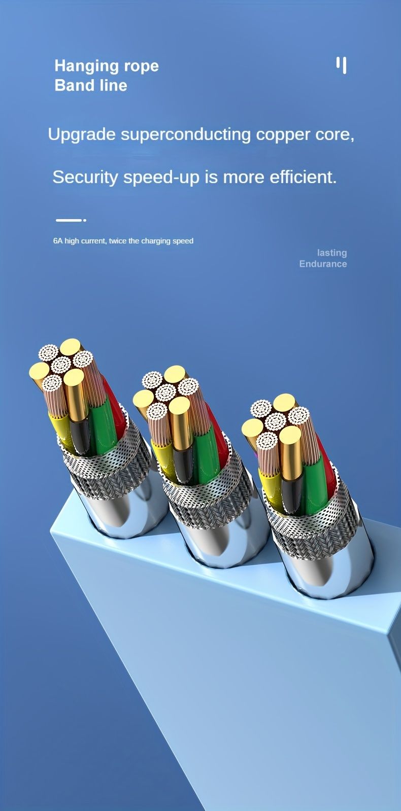 3-in-1 Retractable Data Cable with Storage Stand - Charging Cord For iPhone, Type-C, and For Android Devices_voghion.com