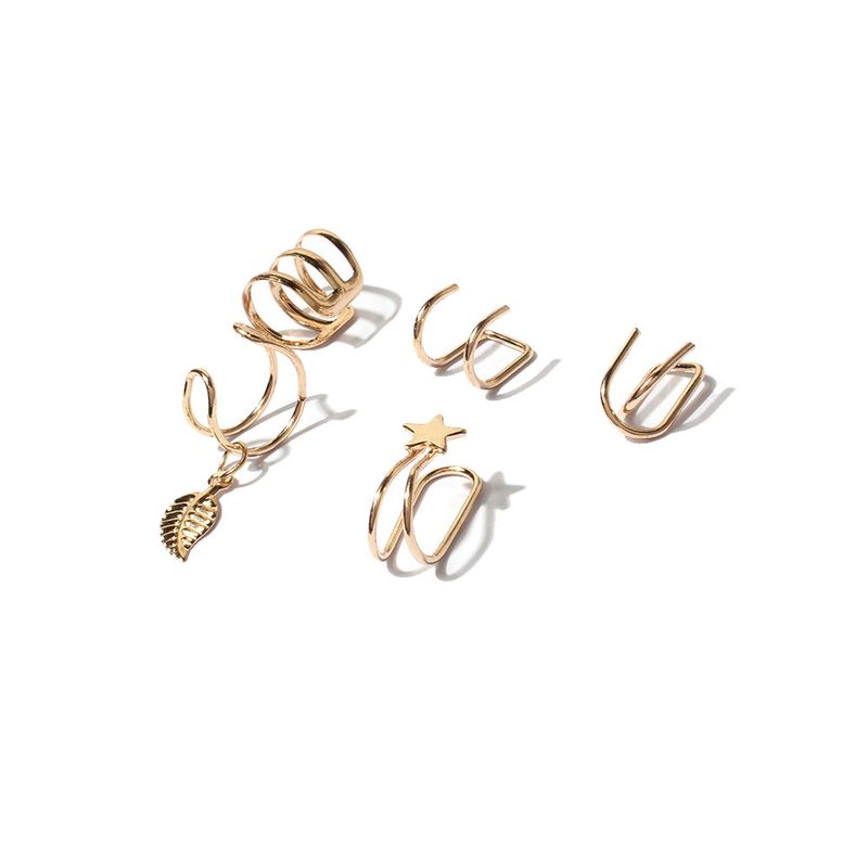 Women’s Jewelry Set Fashion Creative Retro Alloy U Shaped Earrings Cute Design Personality Earrings Earrings For Women_voghion.com