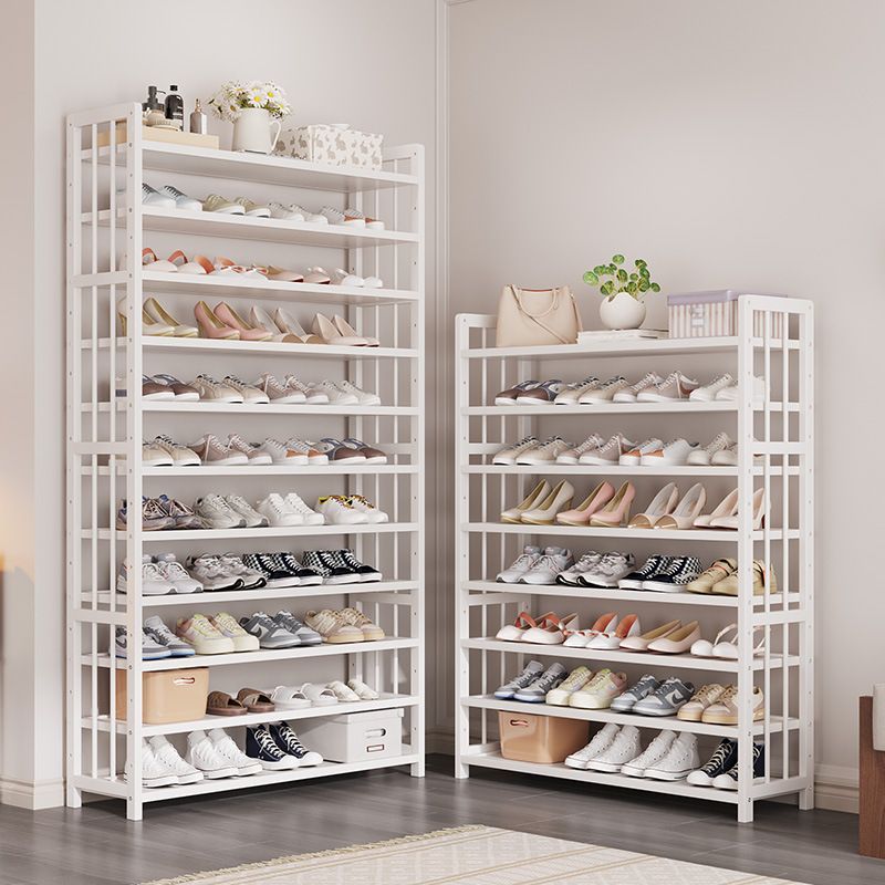 11-layer Door Shoe Cabinet, Home Space-saving, Large-capacity, Multi-layer Shoe Rack, Dust-proof, Rounded Corner, Anti-collision Design Storage Rack_voghion.com