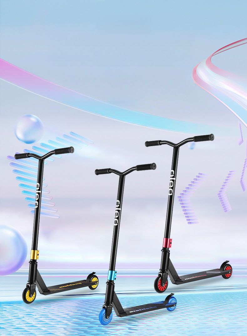 Monopattino da competizione a due ruote per bambini dai 6 ai 12 anni, monopattino estremo entry-level_voghion.com