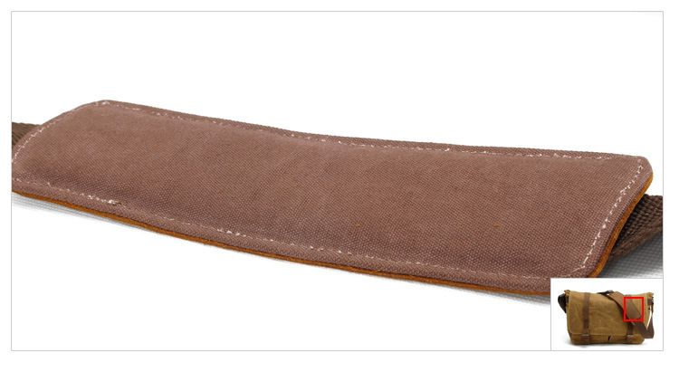 Vintage Canvas Shoulder Bag Casual Slant Span Men's Waxed Waterproof Canvas Computer Bag With Messenger Bag_voghion.com