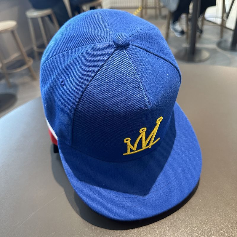 Hip Hop Men's Women's Flat brim Spring and Autumn Baseball Big Headed Street Dance Trendy Person Straight Board American_voghion.com