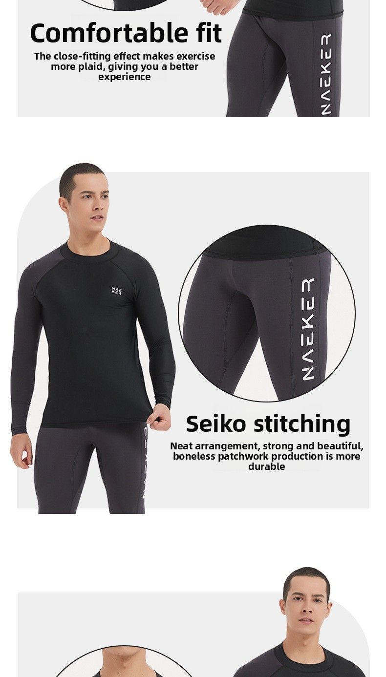 2024 New Men's Diving Quick-Dry Sports Jellyfish Long Sleeve Sun Protection Surfing Suit Customizable Swimsuit_voghion.com