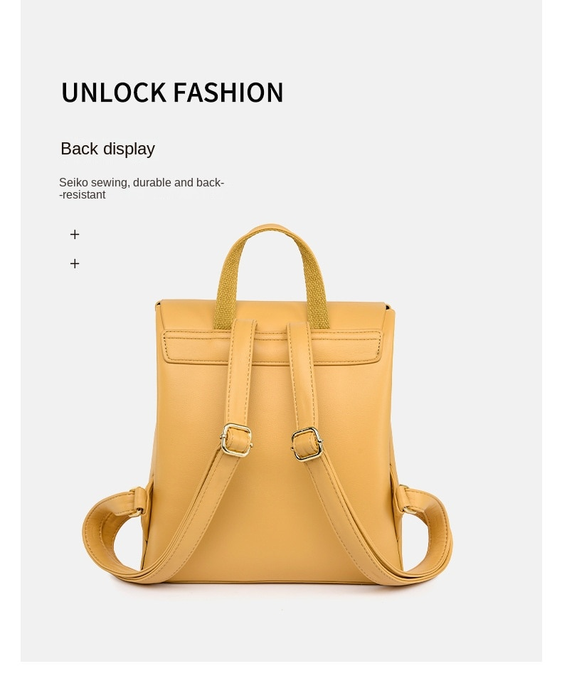 New Leather Backpack Women's Versatile Backpack Travel Leisure Soft Leather Women's Backpack Selection_voghion.com