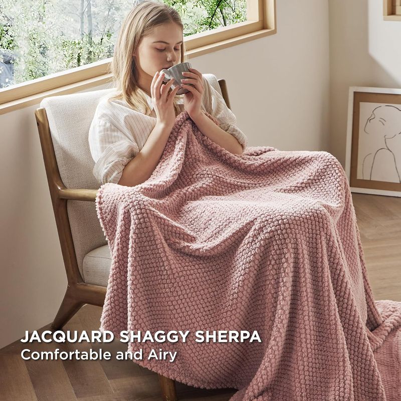 Soft Blanket Sofa Blanket Fluffy Plush Blanket Bed Blanket Comfortable Solid Christmas Blanket Decorative Gift Blanket Pet Blanket_voghion.com