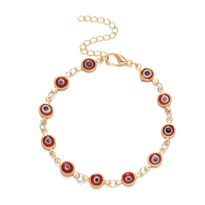 Braccialetto bohémien turco contro il malocchio | Design vintage regolabile | Amuleto colorato rivestito in resina epossidica | Lega ipoallergenica | Regalo di gioielli bohémien protettivi_voghion.com