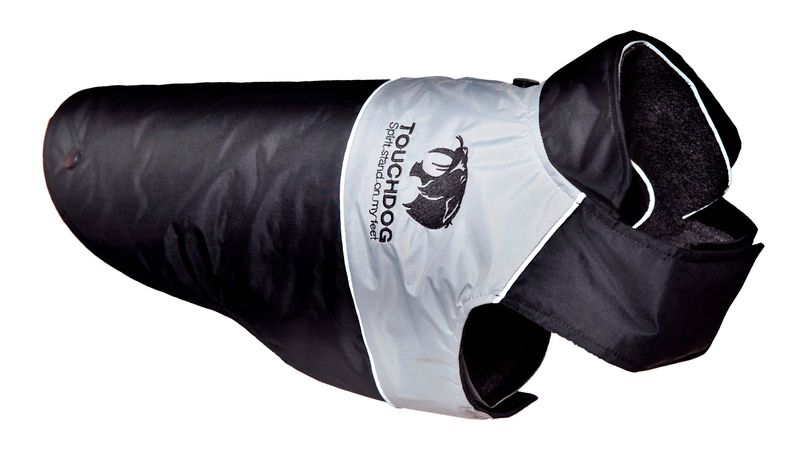 Touchdog Lightening-Shield Waterproof 2-in-1 Convertible Dog Jacket w/ Blackshark technology_voghion.com
