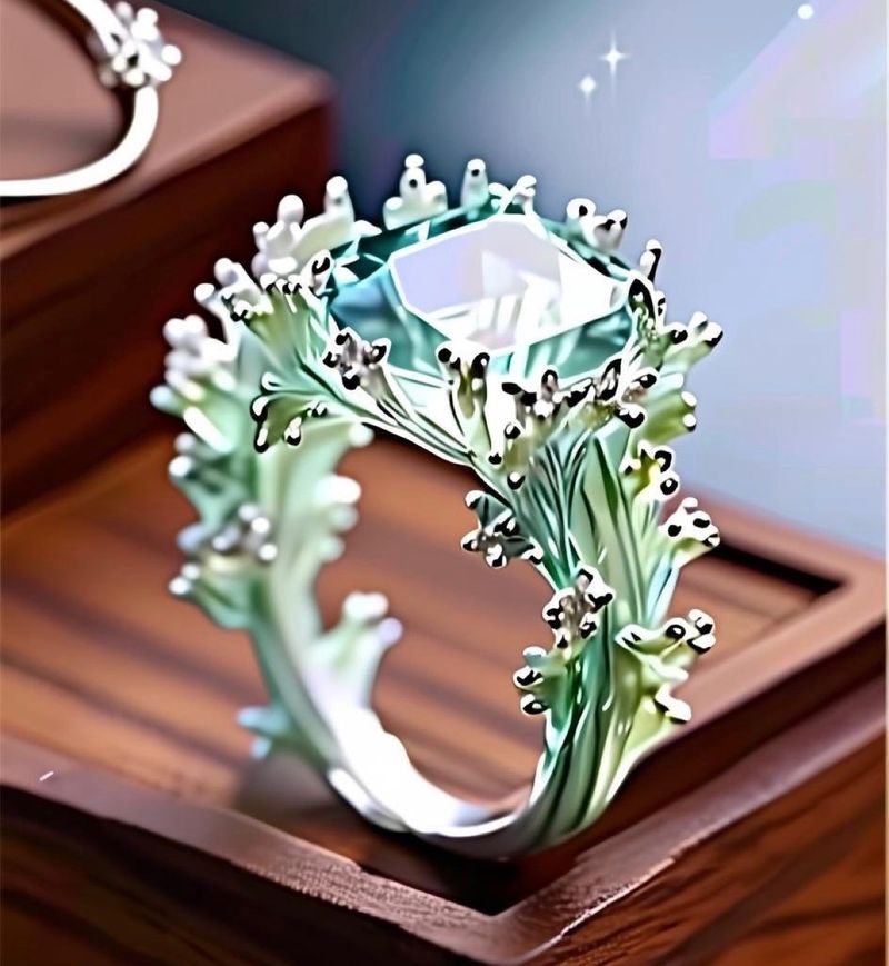 Anelli Nuovo Anello Creativo Corallo Oceano Smaltato Irregolare Anello Moda Personalità Temperamento_voghion.com