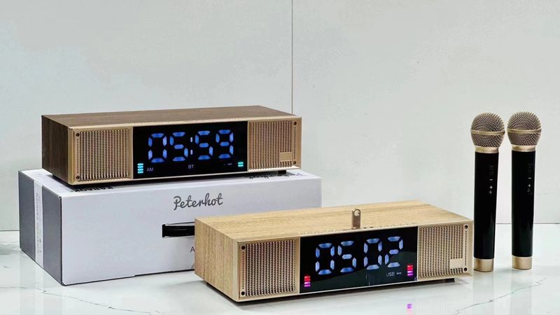 New A133 Bluetooth speaker, alarm clock, audio all-in-one machine, singing, indoor and outdoor square dancing, wireless_voghion.com