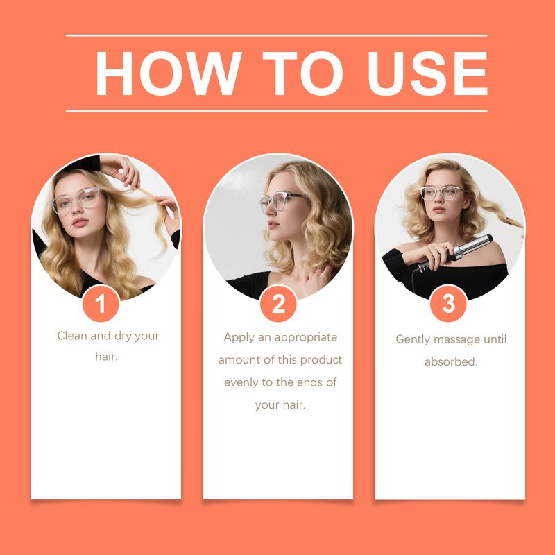 Hoegoa Erfrischendes, nährendes, nicht fettendes, glattes Haarspitzen-ätherisches Öl für die tägliche Massage_voghion.com