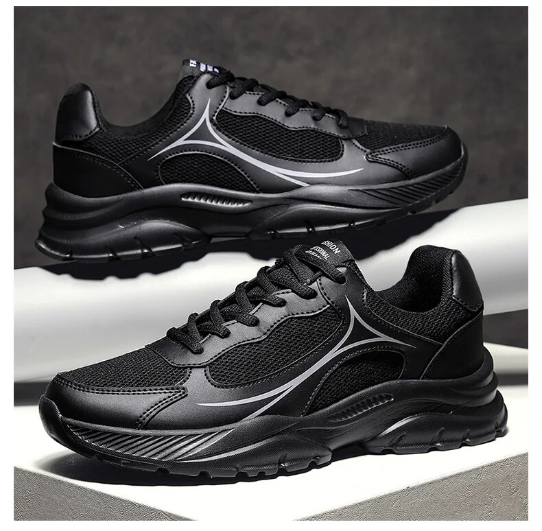 Men 2024 New Casual Shoes Male Black Outdoor Shoe Size 46 Breathable Sports Basket Sneakers Fashion Lightweight Walking_voghion.com