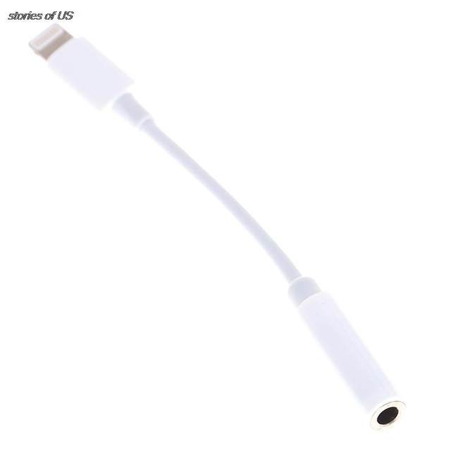 1pc 3.5mm AUX Earphone Jack Audio Converter Adapter Connector Cable For IPhone To 3.5mm Adapters Headphone_voghion.com
