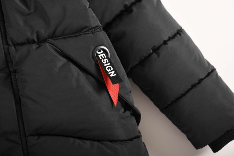 European And American New Winter Boys' Cotton Coats For Children's Middle And Large Children With Hoods, Plush And Thickened Warm Cotton Coats_voghion.com