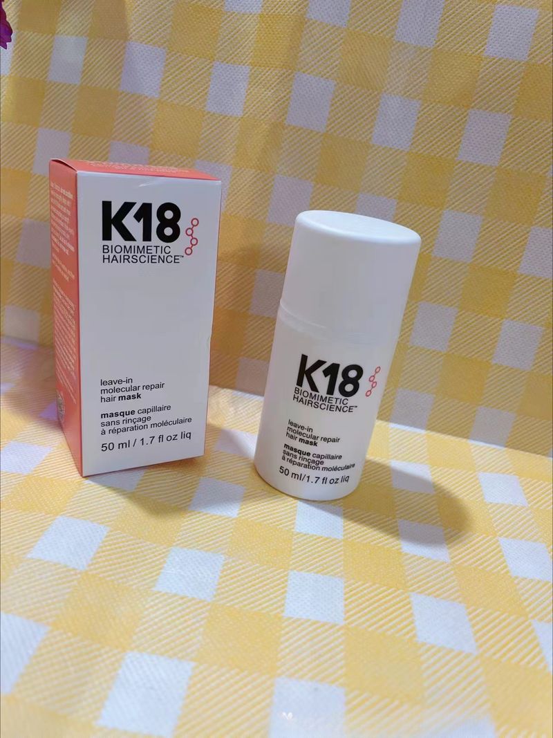 K18 Maska do włosów molekularna bez spłukiwania 50ml Maska do włosów naprawczych_voghion.com