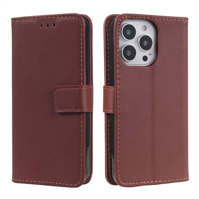 Pro iPhone 6 7 8 X XS XR 11 12 13 14 15 Plus Mini Pro Max Jednobarevné Magnetické Flipové Kožené Pouzdro Pro iPhone SE 2020_voghion.com