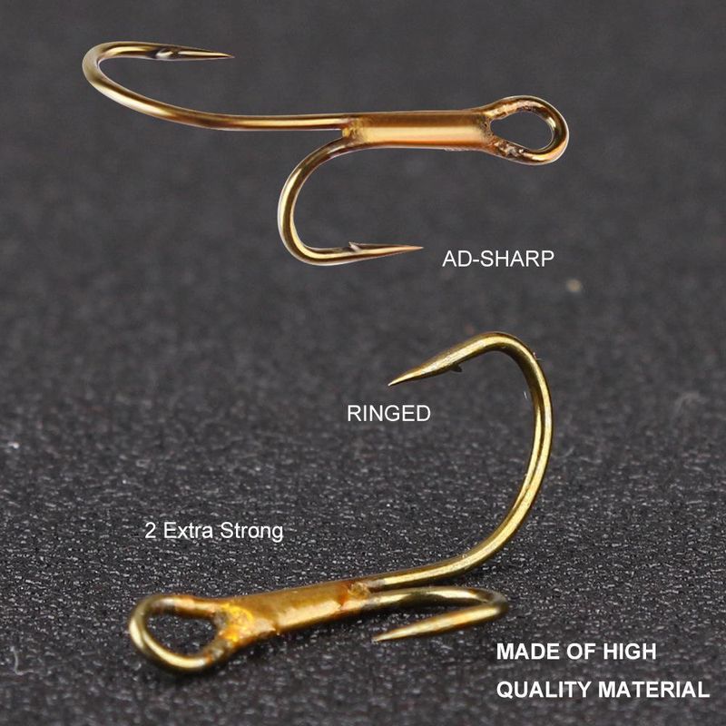 FISHKING Yeni Geliştirilmiş Versiyon 20 Parça İki Kahverengi Yüksek-Alçak Ayak Çapa Balıkçılık Kancaları_voghion.com