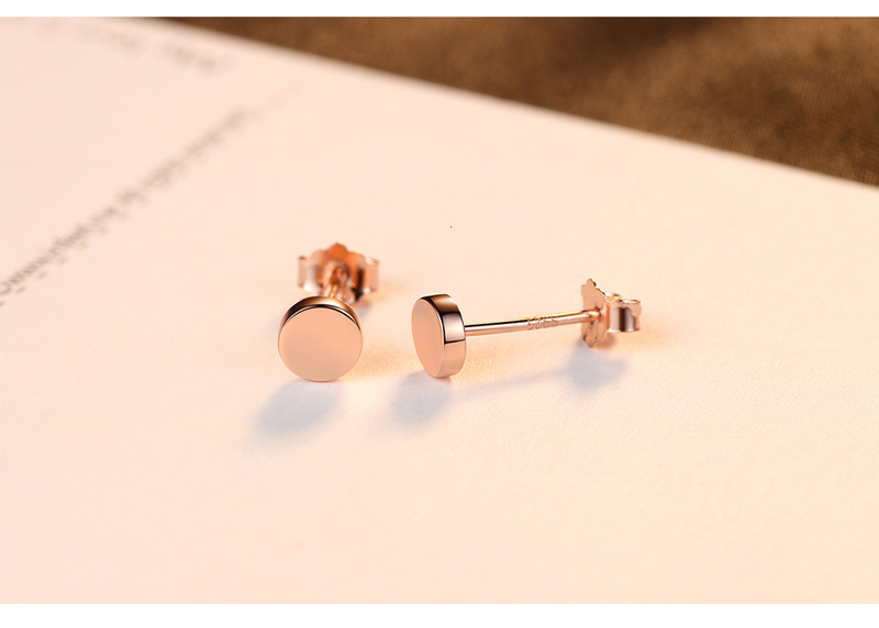 Sterling Silver Double Circle Round Stud Earrings for Women High Quality Cubic Zircon Paved_voghion.com