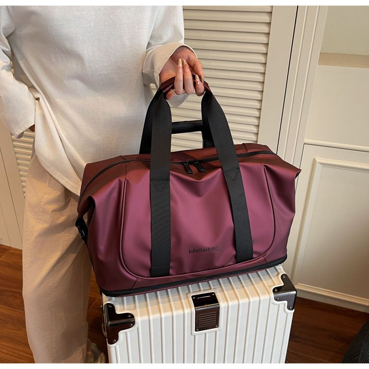 Draagbare reistas voor natte en droge spullen voor vrouwen, grote capaciteit outdoor vrijetijdsbagage, uitbreidbare lichtgewicht yoga-fitnesstas_voghion.com