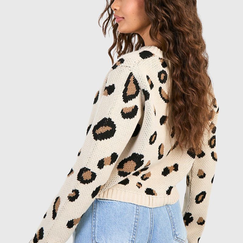 Strickpullover Damen Langarm Rundhalsausschnitt Knopf Einfarbig Pullover Strickjacke Top Damen_voghion.com