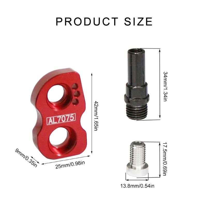 Folding Extension Adapter Set Bike Brake Extenders for Frame or Fork_voghion.com