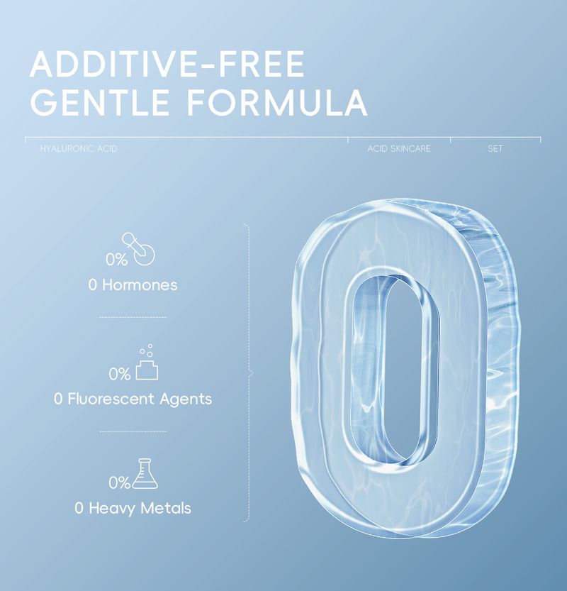 Set per la cura della pelle con acido ialuronico - Kit idratante e nutriente da 5 pezzi (approvato dalla FDA)_voghion.com