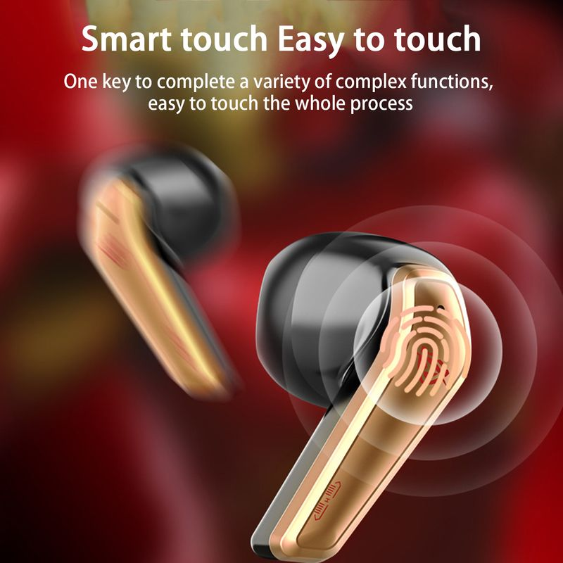 Dual H08 Mics Battery In-ear Bluetooth-compatible Noise Life Long Earphones Reduction HiFi Sound Wireless Earbuds_voghion.com