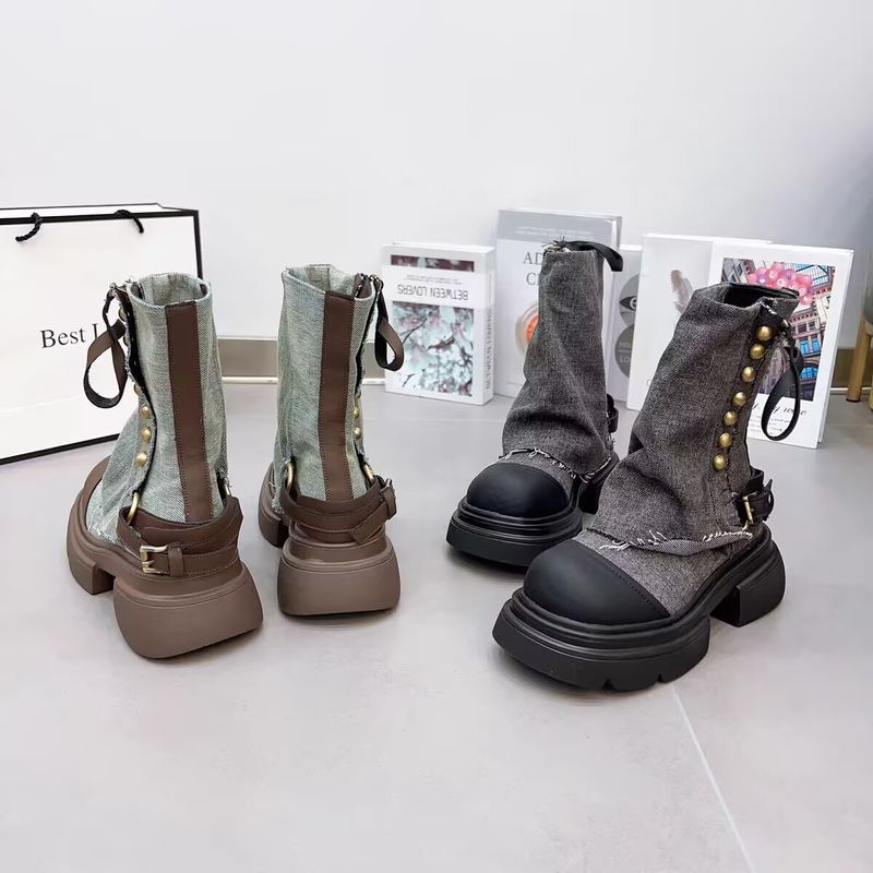 p9/Martin wo, τζιν κοντά πριτσίνια, μπότες δύο τεμαχίων σε στυλ καυτού κοριτσιού, χοντρές σόλες, ψηλόμεσες μπότες για μικρόσωμα άτομα,_voghion.com