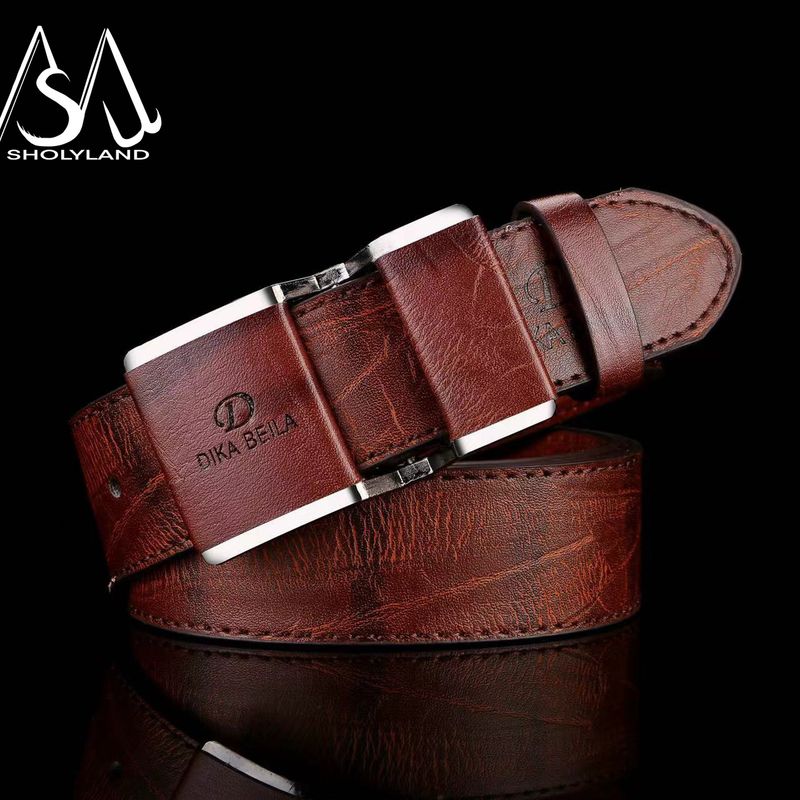 HOT Hot Selling New Trendy Slim Fit Smooth Buckle Classic Business Casual Fashionable Simple and Versatile Men's Belt_voghion.com