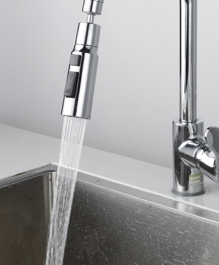 Kitchen Extender Pressure-Boosting Scraper Anti-Splash Faucet Universal Rotating Extended Nozzle Tool_voghion.com