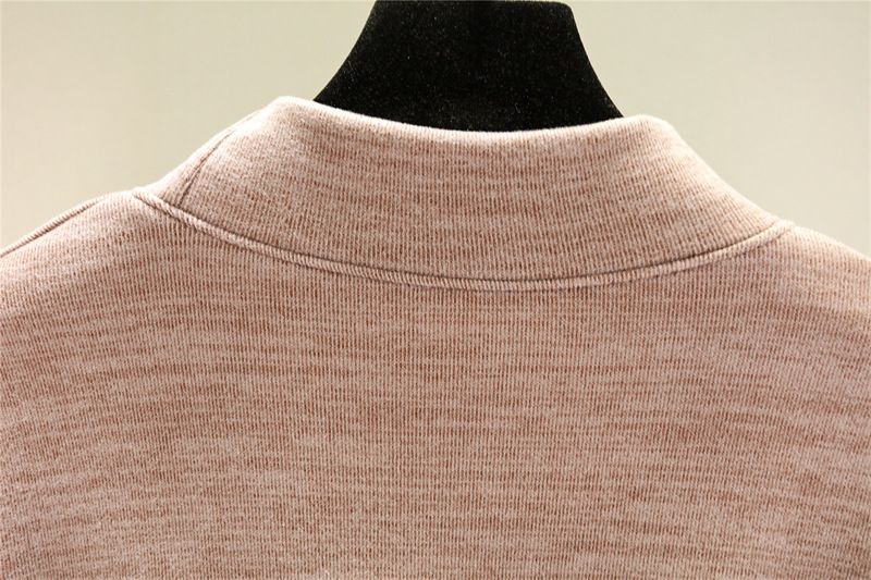 Autumn Winter New German Thermostatic Heating Men's Warm Underwear Set Half High Collar with Thick Velvet and Slimming_voghion.com
