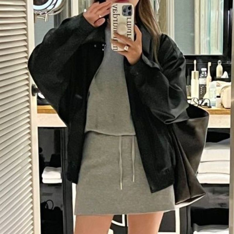 Manteau court de style américain pour femme, nouvelle veste polyvalente en cuir PU haut de gamme, tendance printemps-automne 2025_voghion.com
