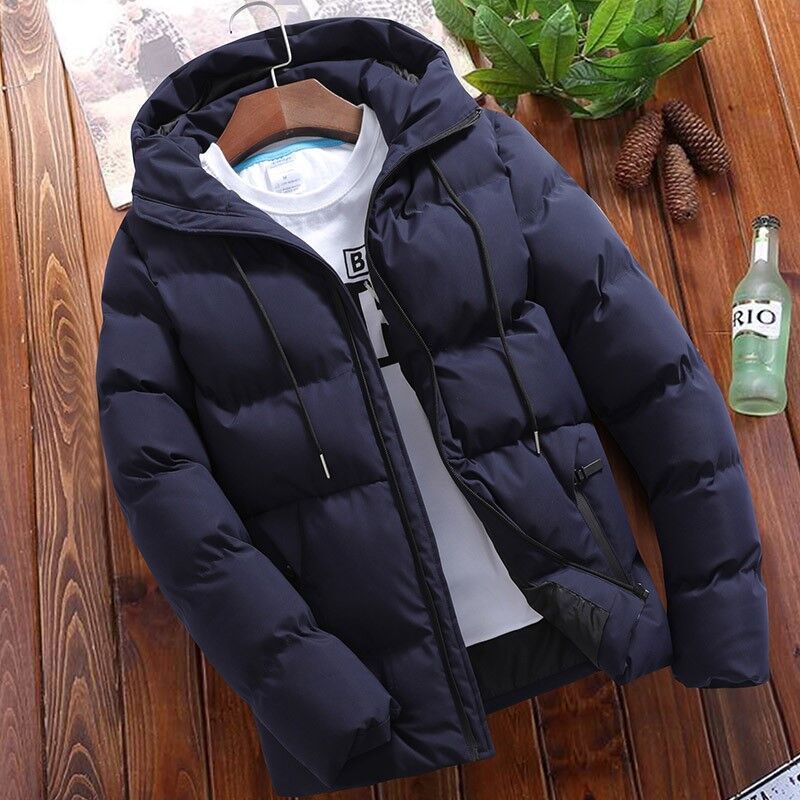 Winter New Handsome Short Cotton Korean Version Slimm Trend Down Jacket Men's_voghion.com