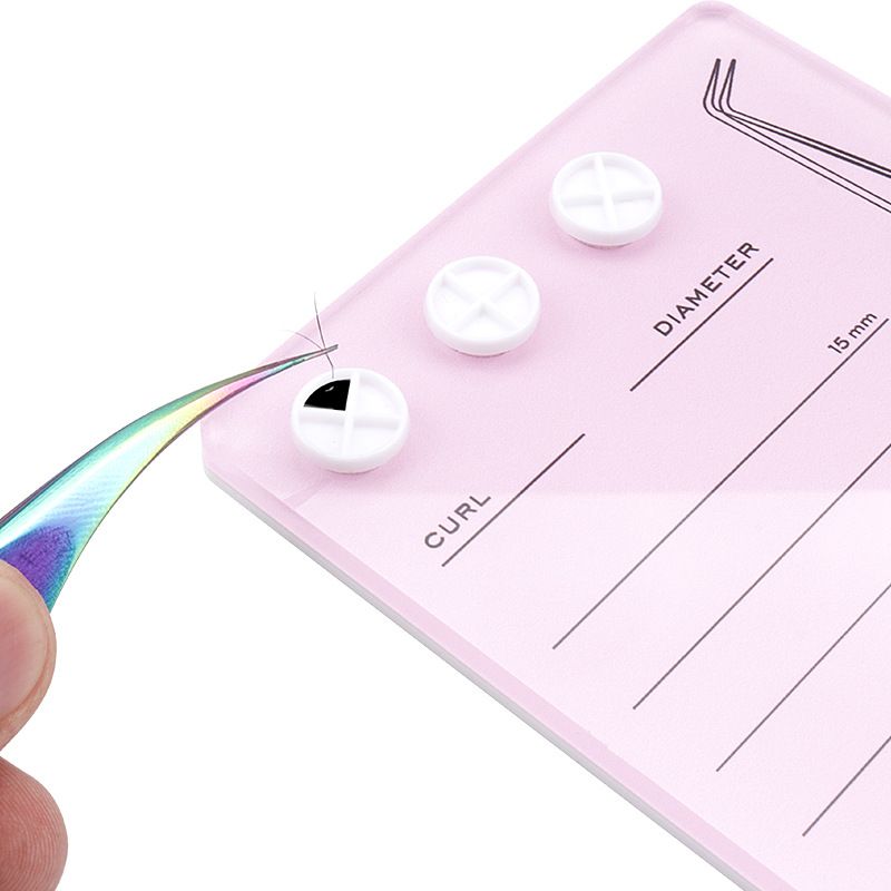 Magnetic Eyelash Extension Tray Glue Pallet Acrylic Board Grafting False Eyelashes Extension Stand Pad Makeup Tools_voghion.com