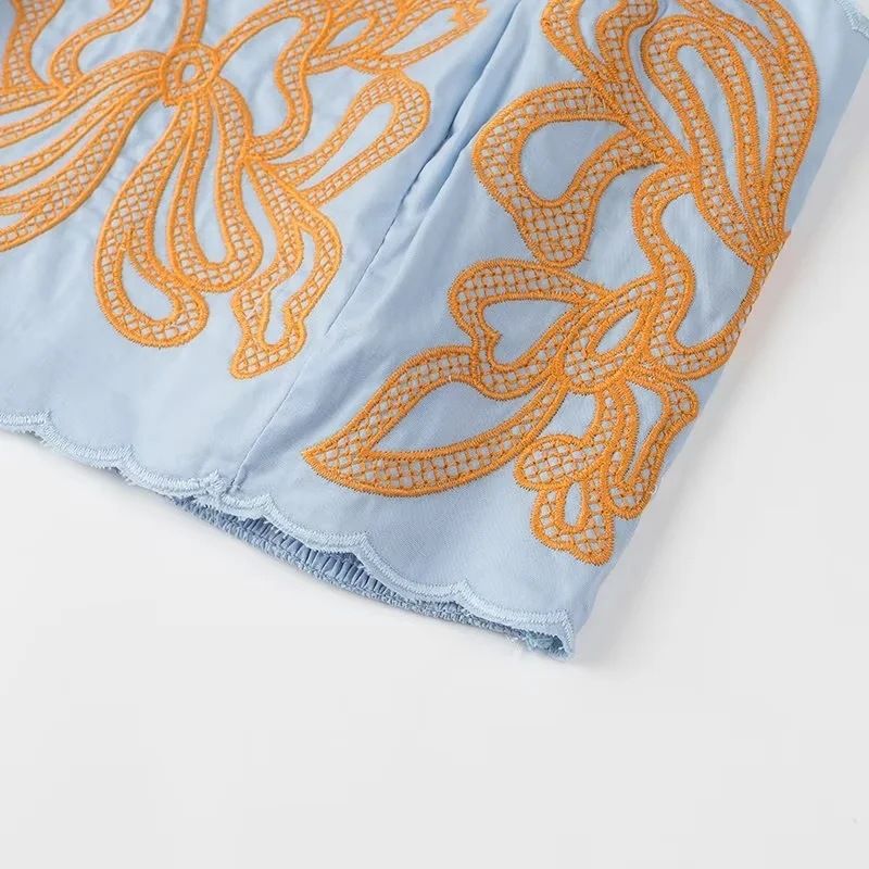 Women's INS Embroidered Strap Set_voghion.com