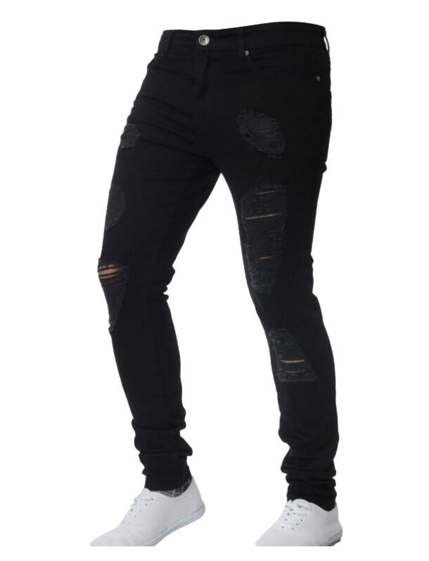 Elastische strakke skinny jeans voor heren _voghion.com