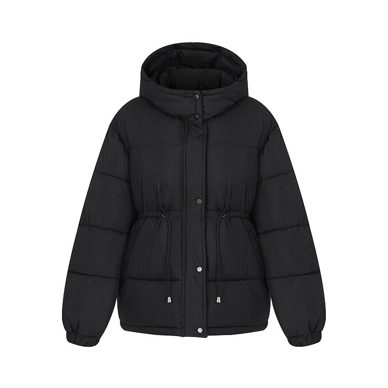 Winter-Pufferjacke mit Kapuze für Damen, modischer Oversize-Mantel, kurze, schmal geschnittene, warme Oberbekleidung für kleine bis große Größen_voghion.com
