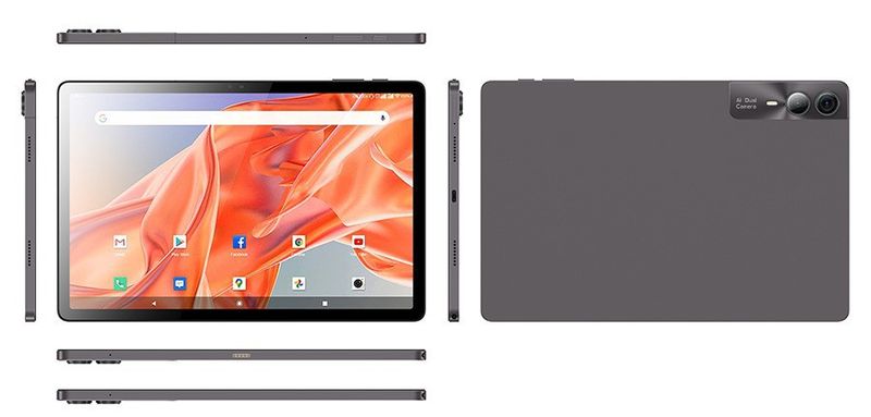 11 collu Android 13 planšetdators ar 2K displeju — jauns modelis, 128 GB krātuve, četrkodolu procesors (viegls, ilgs akumulatora darbības laiks, HD ekrāns)_voghion.com