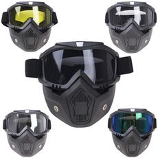Four Seasons Universal-Doppellinsen-Motorradhelm 3/4 Halbhelm Motorradhelm für Elektrofahrzeuge_voghion.com