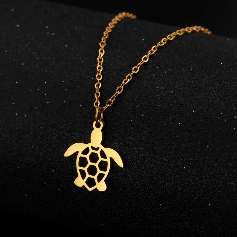 Skyrim Sköldpadda Halsband Sköldpadda Länkkedja Övernaturlig Amulett Gåva För Kvinna Man Mode Rostfritt Stål Hängsmycken_voghion.com