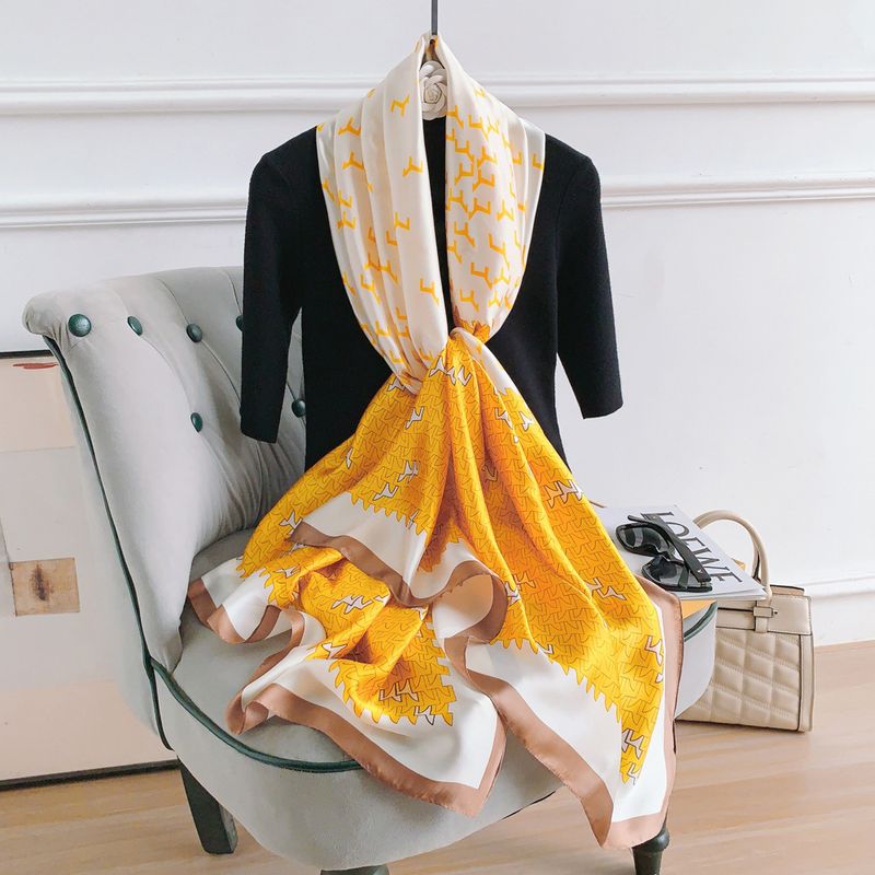 90 x 180 cm, mittellang, mit Yan Nanfei-Design, edler, eleganter Seidenschal für Mütter zum Begleiten und Vorzeigen_voghion.com