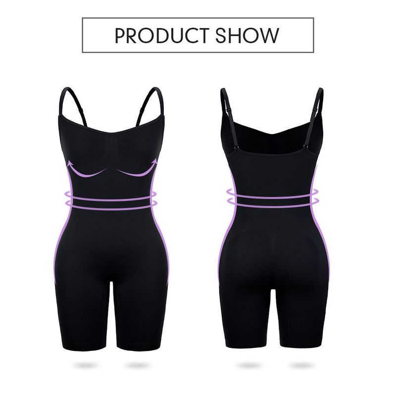 European and American cross-border one-piece corset belly contracting hip lifting boxers open crotch postpartum slimming clothes chest support sling c_voghion.com
