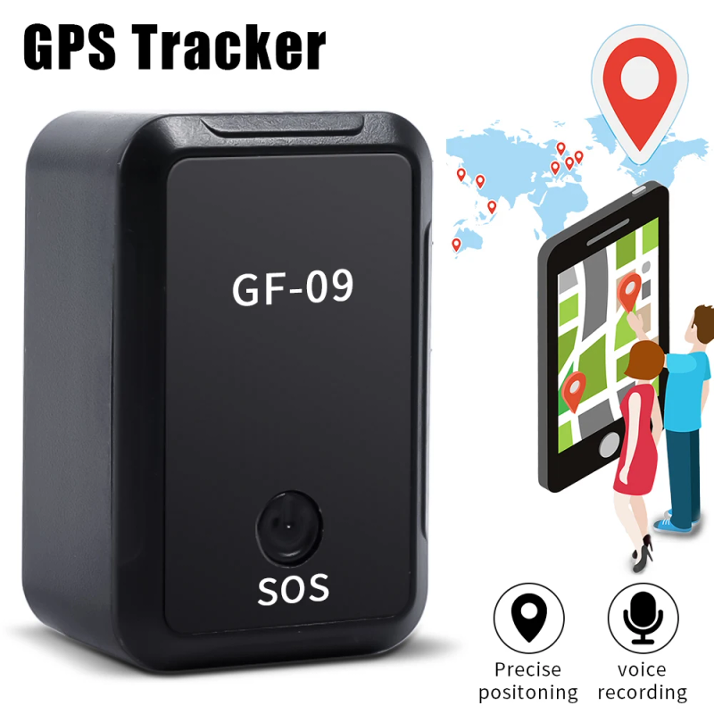 GF-09 Mini Car GPS Tracker Anti-lost Locator Device Real Time Tracking Recording Magnetic Mount GF09 GF07 SIM Positioner_voghion.com
