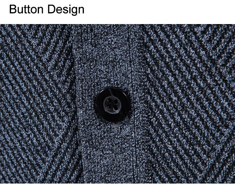 Herrenbekleidung – Fleecegefütterter Strickjackenpullover, warmer Winterpullover mit V-Ausschnitt für lässige und stylische Outfits (erhältlich in 5 klassischen Farben und 4 Größen)_voghion.com