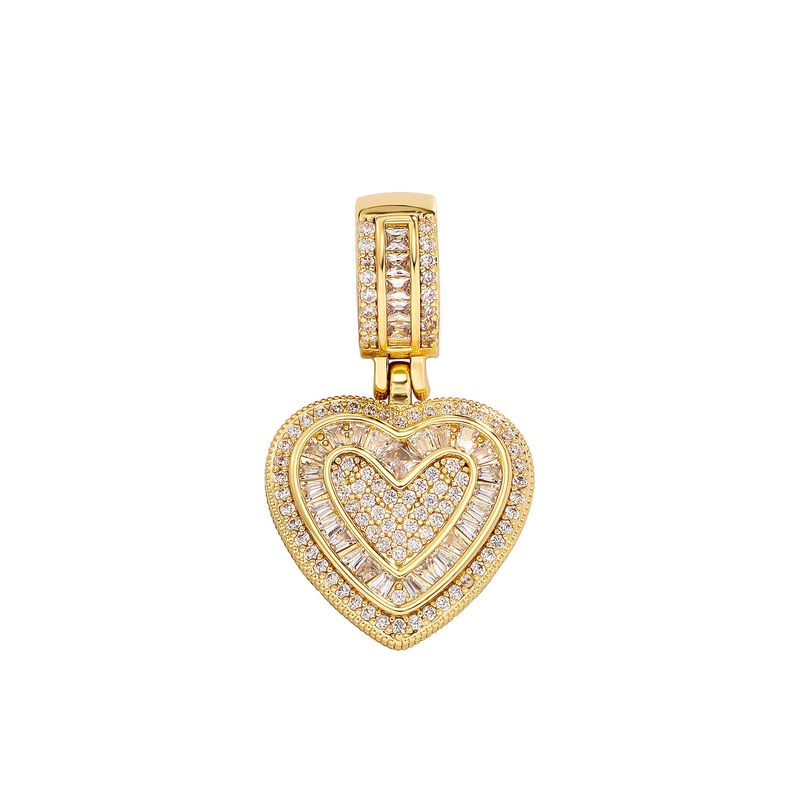 Collana con ciondolo a forma di catena a forma di clavicola placcata in oro da uomo, accessorio hip hop in metallo con catena per maglione e ciondolo da donna_voghion.com