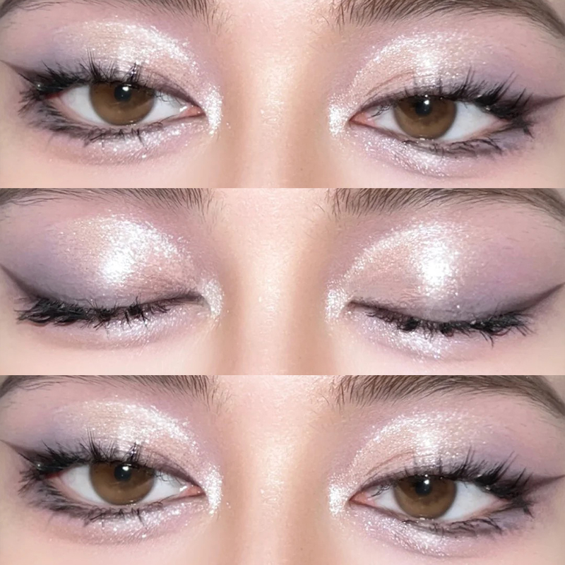 Pink 1PC Pearlescent Eyeshadow Pencil Waterproof Long Lasting Glitter Shimmer Eye Shadow Pen Highlighter S_voghion.com