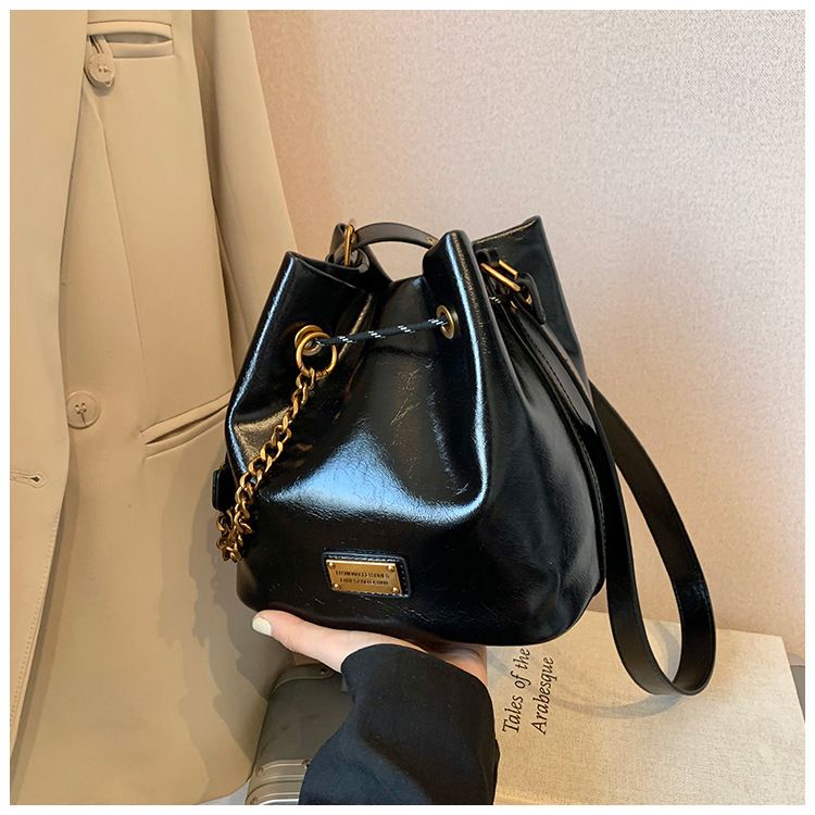 Retro Niche Bucket Bag Dámská nová luxusní módní všestranná malá kabelka přes rameno_voghion.com