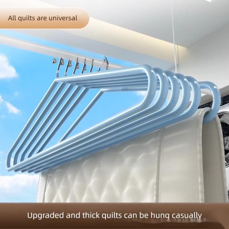 Extra Large Drying Rack - Thickened & Durable For Quilts And Bed Sheets, Solid Clothes Hanger_voghion.com