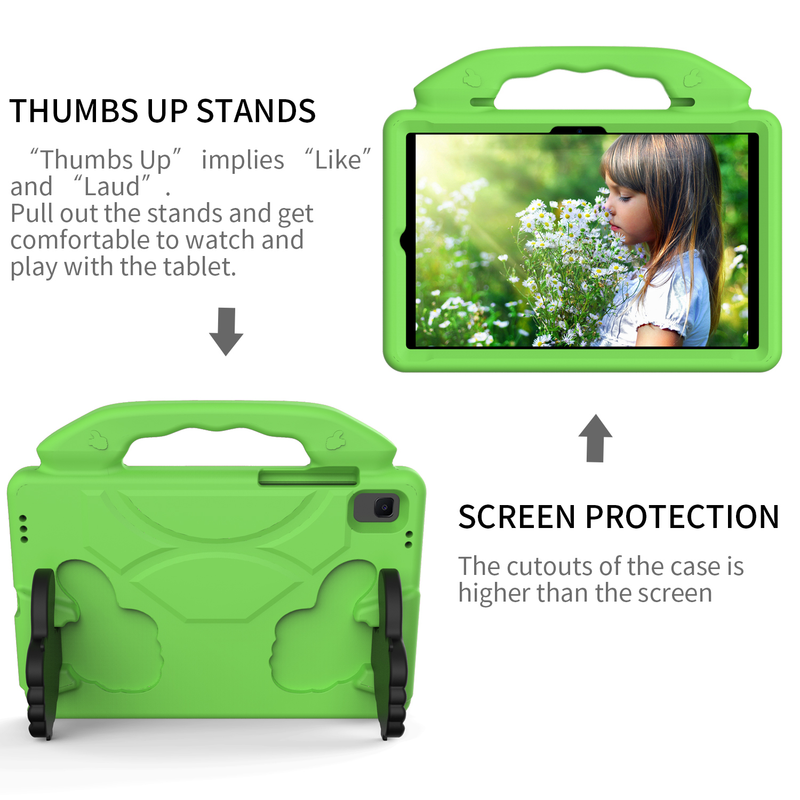 Funda EVA para niños para Samsung Galaxy Tab A 8,0 T290 A7 8,7 T220 10,1 T510 A8 10,5 X200, funda Tab S6 Lite 10,4 P610, fundas a prueba de golpes_voghion.com