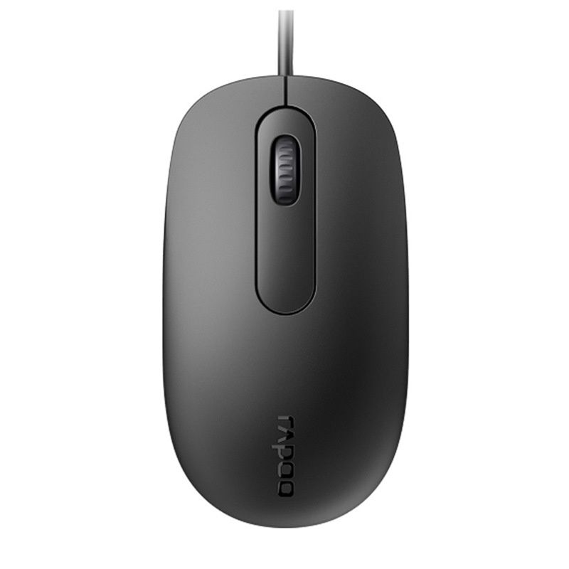 Digitex Digitex Genuine Rapoo N200 Wired USB Optical Mouse Office Use, All-in-One For Laptop And Desktop, Computer Accessories_voghion.com