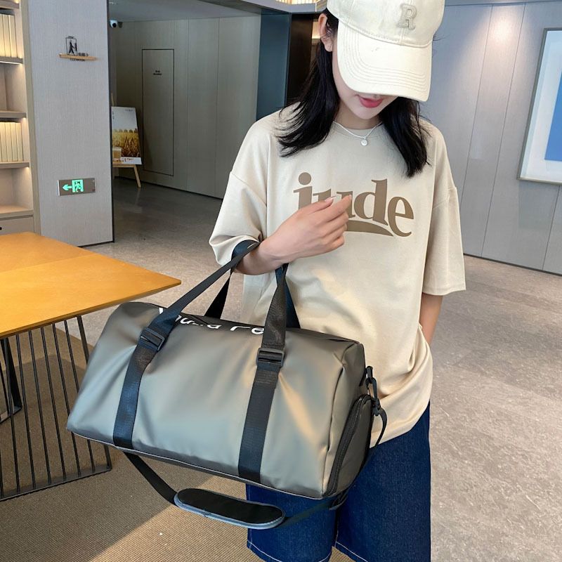 Fashionable new travel handbag, luggage bag, travel storage bag, shoulder bag, women's waterproof storage bag_voghion.com